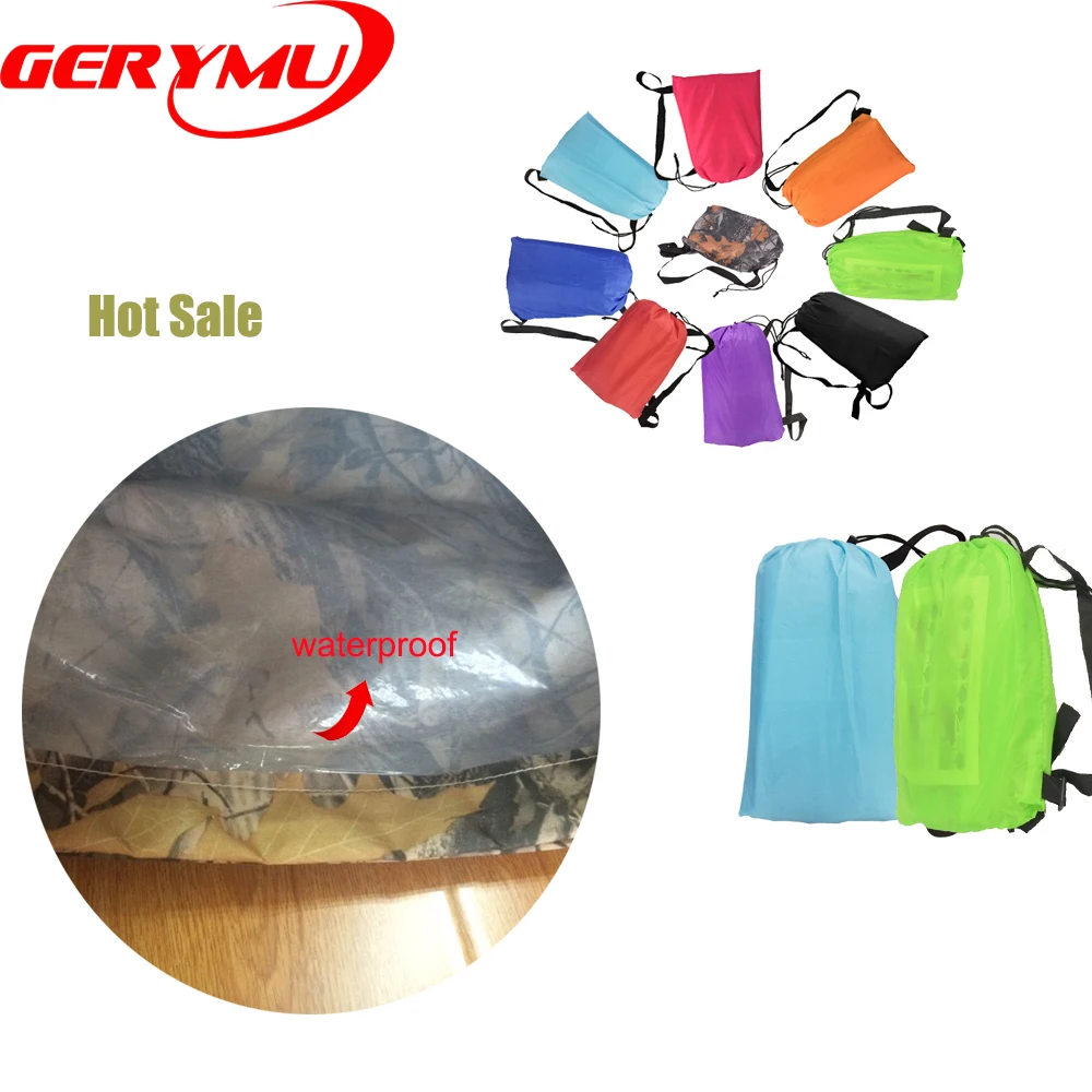 Camping Air Sofa Fast Inflatable Beach Sofabed 260*70cm Banana Sleeping