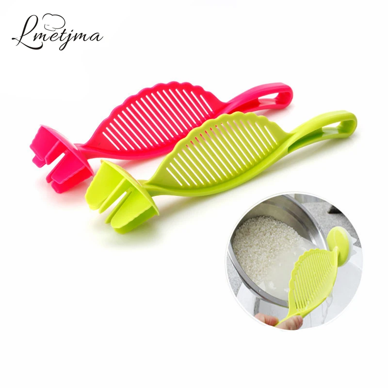 

LMETJMA Multifunction Cleaning Rice Beans Washing Sieve Rice Strainers Rice Washing and Beating Egg Beating Debris Filter PY0093