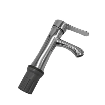 

Bathroom Faucet Deck Mounted Basin Mixer Faucet Chrome Sink Tap Vanity Hot Cold Water Faucet White Painting Tap Faucet