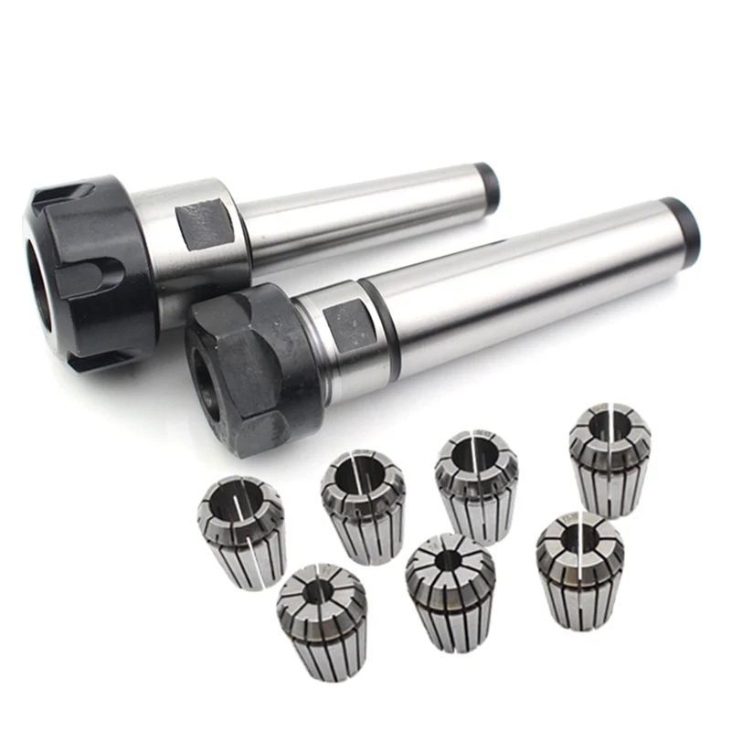 1Set #2 Mtb2 Mt2 Er11 Mtb2 Er16 Er20 Er25 Er32 M10 Morse Tapper Cono Pinza Portautensili Portautensili Fresa Cnc