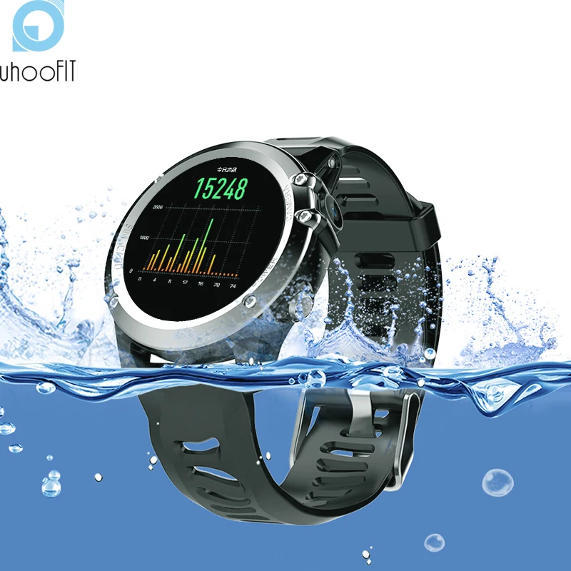 Uhoofit H1 Bluetooth Android Smart Watch Sport Водонепроницаемый высота термометр Монитор сердечного
