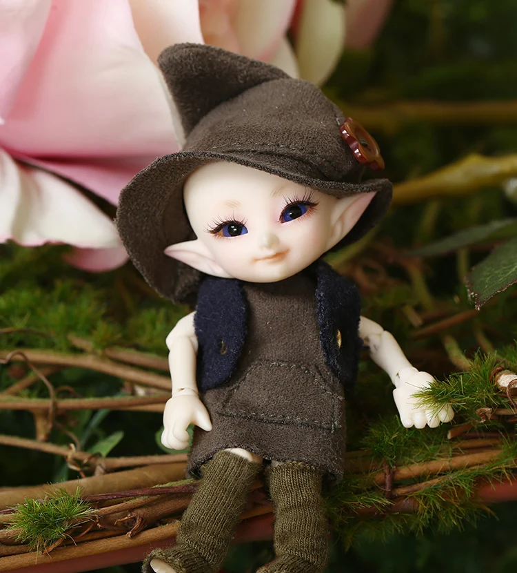 Новые поступления Realpuki Tyni Fairyland BJD кукла 1/13 розовая улыбка эльфы игрушки подарок шаровой шарнир глаз и