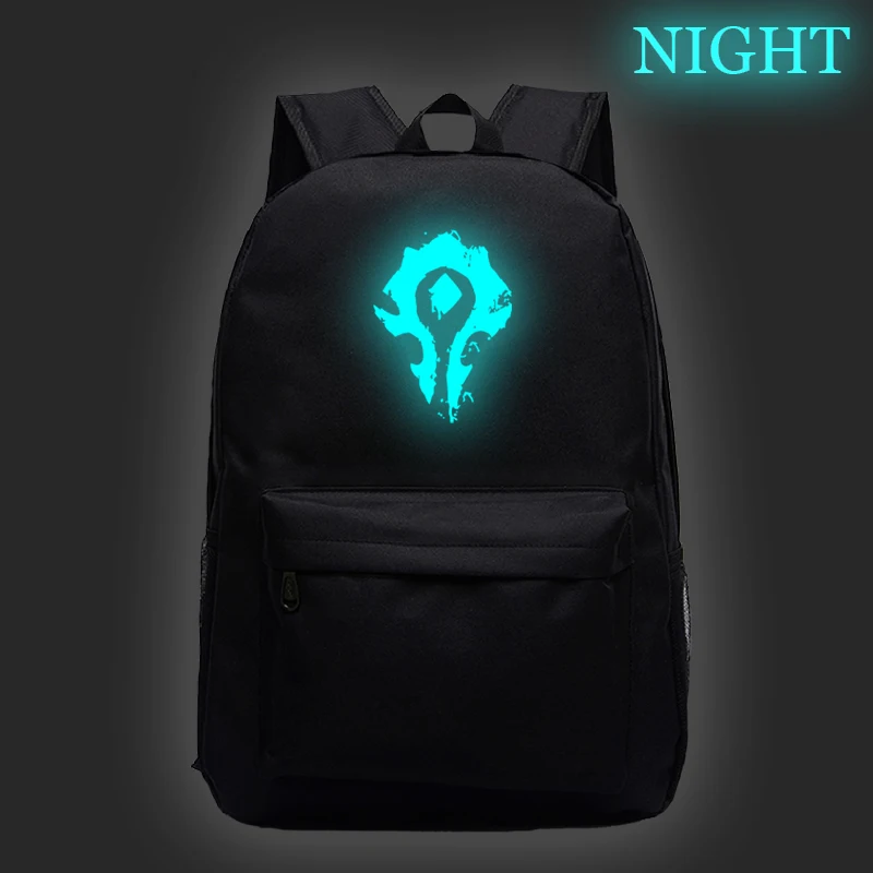 

World of Warcraft Prints Backpack Student School Bags Casual School Backpacks Unisex Laptop Bagpack Fashion Bags Travel Backpack