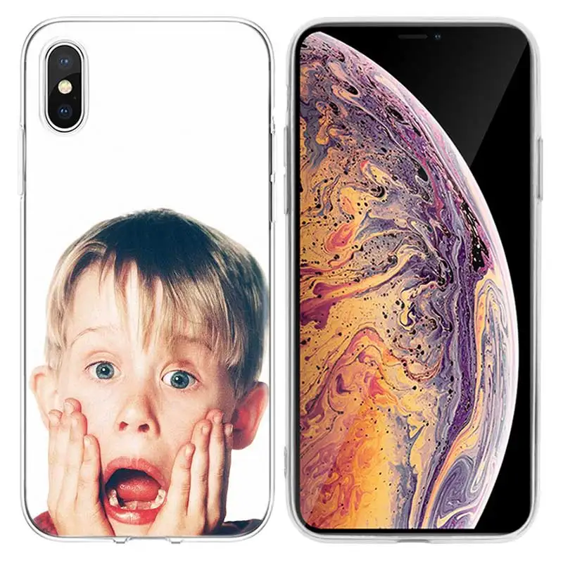 Чехол для Apple iPhone 7 5 5S SE 5C 6 6S 8 6/6S 7/7S 8/8S Plus чехол для iPhone 11 11Pro X XR XS MAX Home Alone мягкий чехол с принтом - Цвет: 01