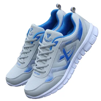 

New Hot Lace-Up Sport Shoes Men's Super Light Sneakers Outdoor Athletic Men LightWeight Air Mesh Breathable Sneakers