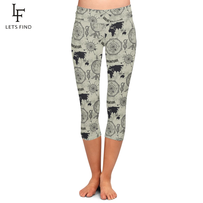 printed capri leggings for summer