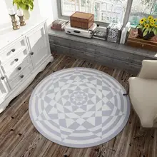 Скандинавские серые серии, круглые ковры для гостиной, компьютерное кресло, ковер, Детская игровая палатка, коврик для пола, коврик для гардеробной и ковров