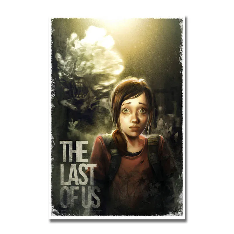 

Art Silk Or Canvas Print The Last Of Us Hot Game Poster 13x20 24x36 inch For Room Decor Decoration-004