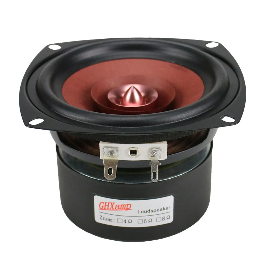 GHXAMP 2PCS 4 Inch Full Range Speaker Vocal
