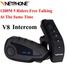 Vnetphone V8 1200M, 100% оригинал, Bluetooth, внутренняя связь, мотоциклетный шлем, гарнитура, NFC, дистанционное управление, полный дуплексный FM ► Фото 1/6