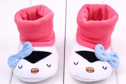 Прекрасный 11-13 см Обувь для девочек теплые зимние ботинки Обувь для мальчиков носки-тапочки дети Новорожденный ребенок Prewalker Сапоги и