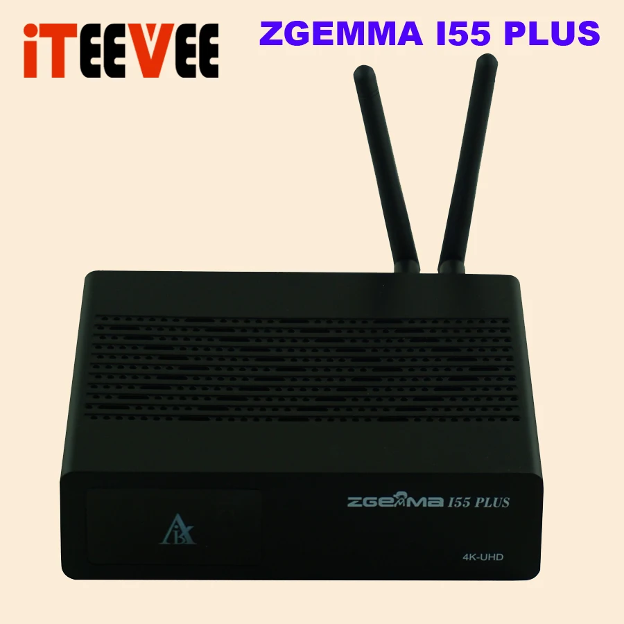 4K UHD IPTV Box ZGEMMA i55 1500 МГц четырехъядерный Linux OS E2 H.265/HEVC Multistream со встроенным WiFi