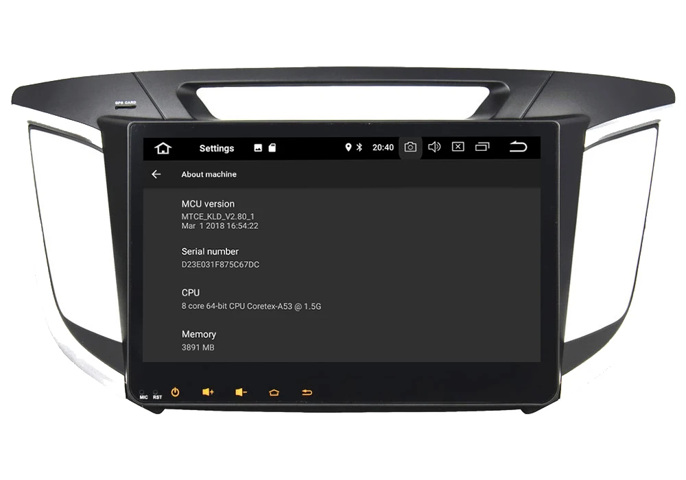 Excellent KLYDE 10.1" IPS Octa Core 4G Android 8 7.1 6 4GB RAM 32GB ROM Car DVD Multimedia Player Radio Stereo For Hyundai IX25 2014-2018 4