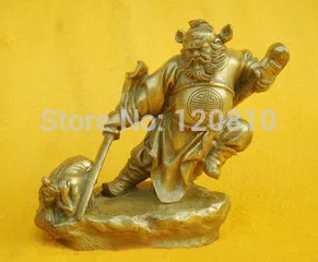 

Chinese Exorcist Zhong Kui Bronze Statue