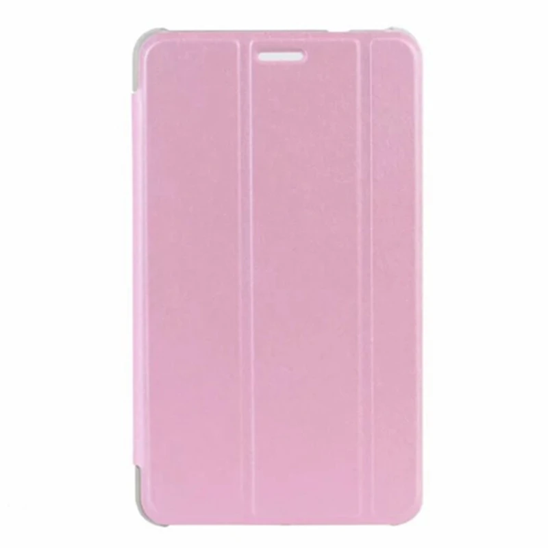 

3-Folder Luxury Ultra Slim Silk Patterns Folio Stand Cover Magnetic pu Leather Case For Huawei Mediapad T2 7.0 PRO PLE-703L+pen