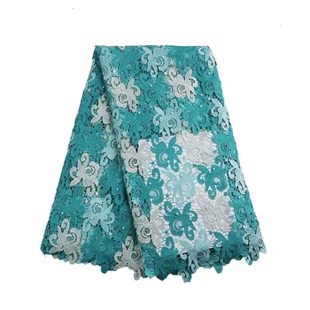 

High quality nigerian wedding african lace fabric cord lace fabric for wedding cord lace Net Lace Mater HJ212-2