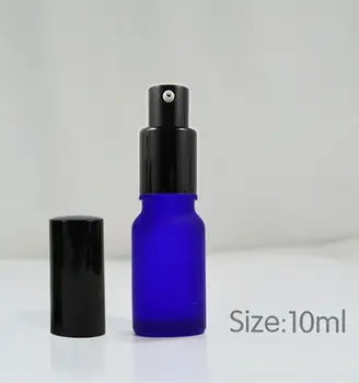 

Hot sale high quality 10ml matte glass bottle wholesale 10pcs/lot 4 color premium emulsion bottle glass jar