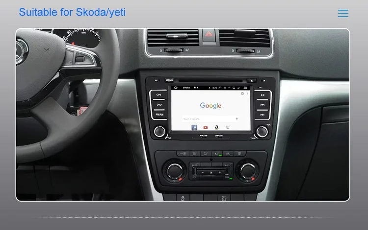 Cheap Isudar 2 Din Auto Radio Android 9 For SKODA/Yeti/Octavia 2009 2010 2012 RAM 4G ROM 64GB 8 Core Car Multimedia DVD Player GPS DVR 5