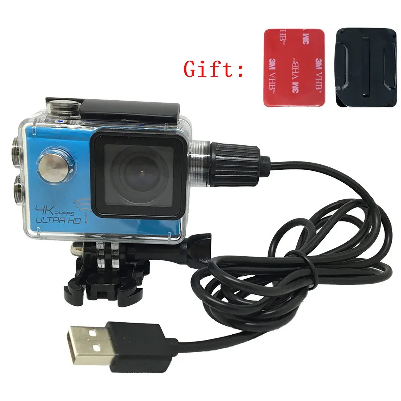 

Underwater Waterproof Housing Case Charger Shell USB Cable for SJCAM SJ4000 Wifi EKEN H9R H9 SOOCOO C30 Action Camera Motorcycle