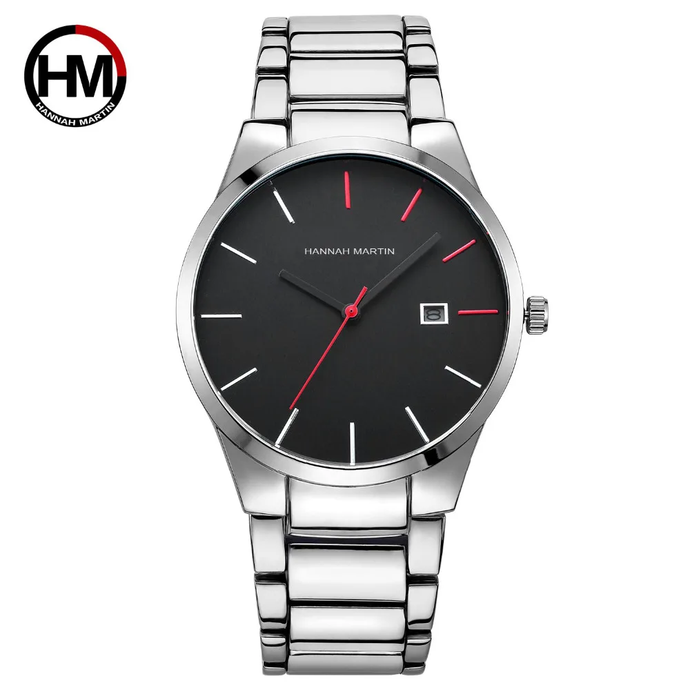 Мужские часы от ведущего бренда, роскошные модные черные спортивные наручные часы с отображением даты, мужские кварцевые часы, деловые часы, мужские часы