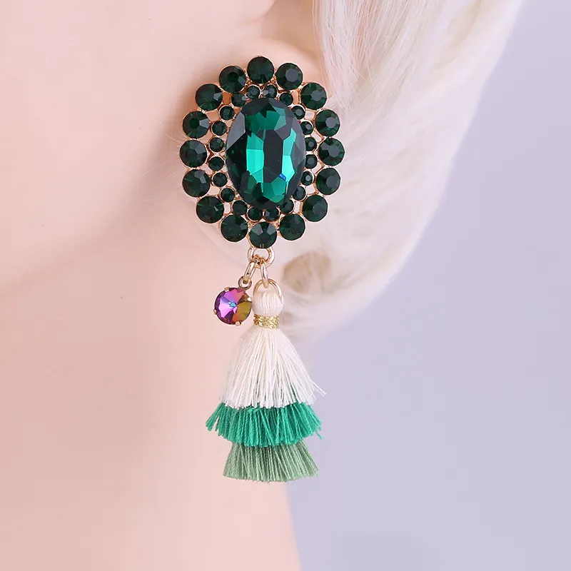 Earrings Green