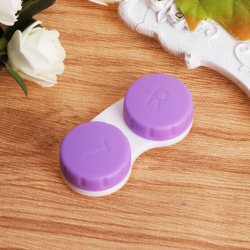 4pcs Contact Lenses Box Lens Case Care Travel Kit Holder Container