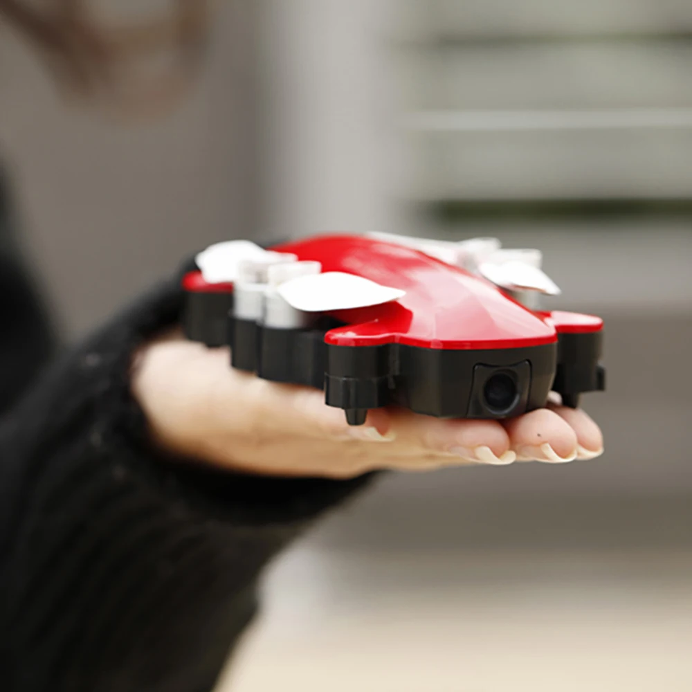 Мини складной бесщеточный Квадрокоптер Simtoo Fairy XT175 Wifi FPV 1080P камера Оптическое