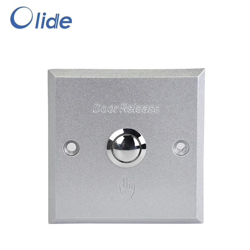 Durable Aluminum Alloy Door Access Switch, Door Exit Push Button For Access Control System