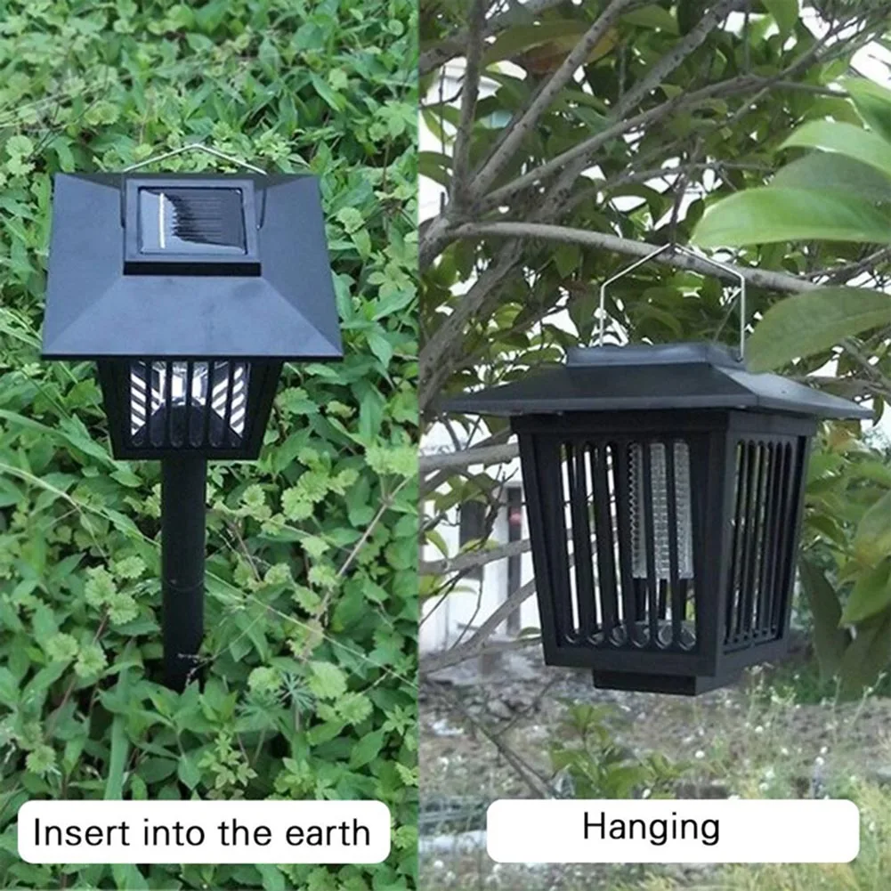 

Solar Powered Light Mosquito Insect Bug Killer Portable For Garden Lawn Industrial Use TSH Shop