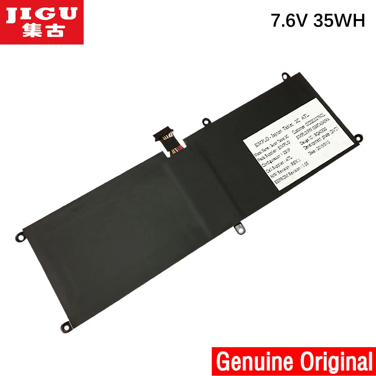 JIGU 7 6 V 35WH Оригинальный аккумулятор для ноутбука VHR5P DELL Latitude 11 5175 | Компьютеры и