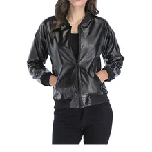 Chamsgend, черная кожаная спортивная куртка, пальто для женщин, для пробежки, тренировочная куртка размера плюс, с карманами, с длинным рукавом, для девушек, для фитнеса, для улицы, Топ