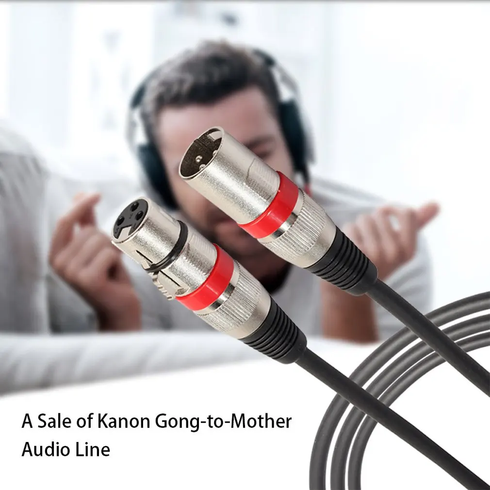 

10pcs 1.8m XLR Cables Male to Female 3pin Jack Audio Cable for Microphone Mixer MIC Shielded Cable Microphone Audio Cord