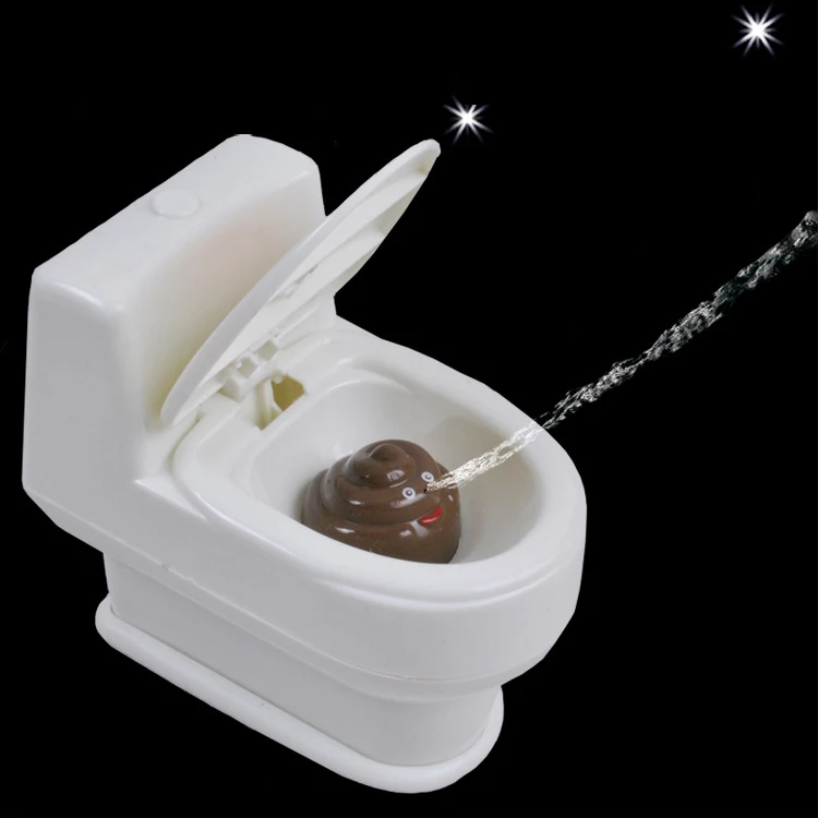 Creative gag gifts horror prank toys surprise tricky spray toilet toys