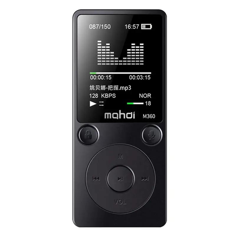 MP3 Player Built in Speaker 8GB Video Player with FM Radio Voice