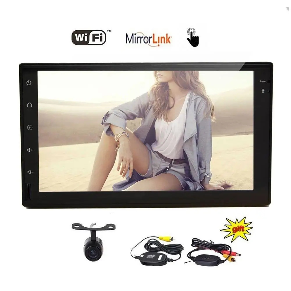 Quad 4 Core 2 Din Android 6 0 Car Audio Non DVD Stereo font b Radio