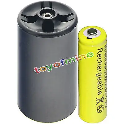 1x AA 3000mAh ni-mh аккумуляторная батарея + D адаптер конвертер