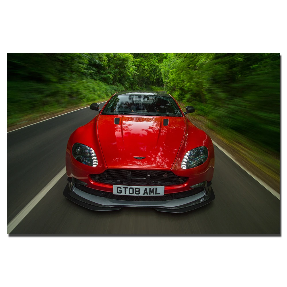 

Aston Martin Vantage Super Car Poster Canvas Painting Decoration Wall Art Picture for Living Room
