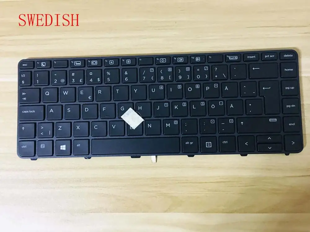 

New keyboard for HP 440 G1 640 G1 645 G1 445 G1 G2 430 G2 SWEDISH/CZECH/ITALIAN/LATIN SPANISH/RUSSIAN/US/UK/DANISH/NORWEGIAN