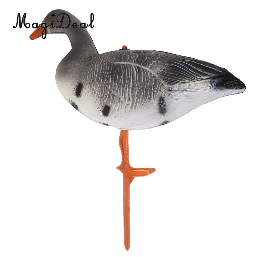 MagiDeal Lifelike Portable Full Body Goose Shooting Hunting Decoy Lawn Ornaments Garden Decors Hunter Greenhand Gear 