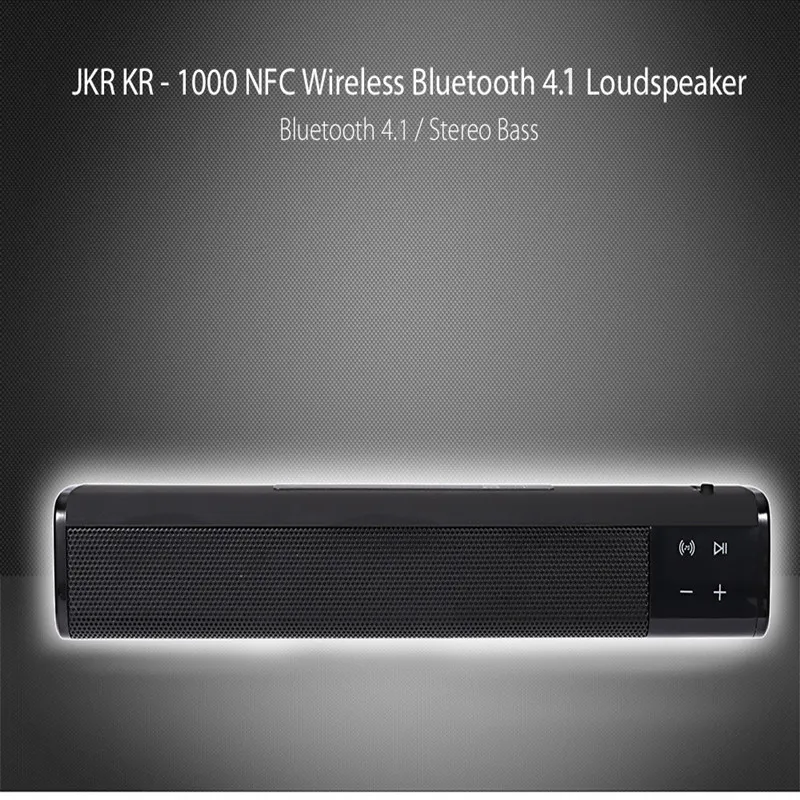 JKR KR 1000 Беспроводной Bluetooth Динамик Super Bass стерео звук объем Управление для iPhone/samsung