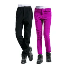 Mortonpart зима Для Мужчин's Для женщин Спорт на открытом воздухе флисовые штаны Водонепроницаемый треккинг Восхождение Термальность Softshell брюки