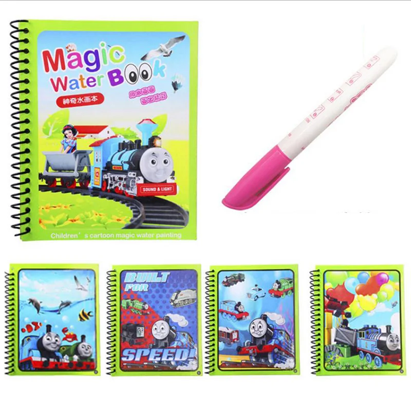 

Montessori Painting Drawing Book for Kids Toys Coloring Book Doodle with Magic Pen Painting Board Coloring Book Kids Toys