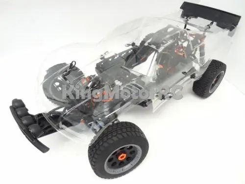 1/5 Scale King мотор RC T1000A роликовый грузовик прозрачный корпус совместим с HPI Baja 5T |