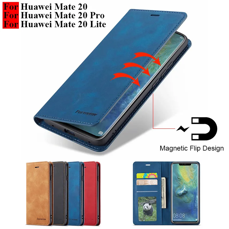 

Huawei Mate 20 Lite Case Flip Magnetic Wallet Case For Funda Huawei Mate 20 Pro Case Leather Vintage Phone Case On Mate 20 Cover