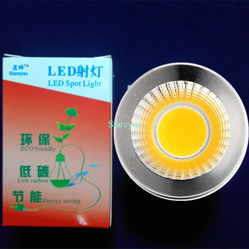 40 шт. Диммируемый 3 Вт 5 COB GU10 E27 B22 E14 GU5.3 MR16 (12 В) LED прожектор лампа Droplight светильник led