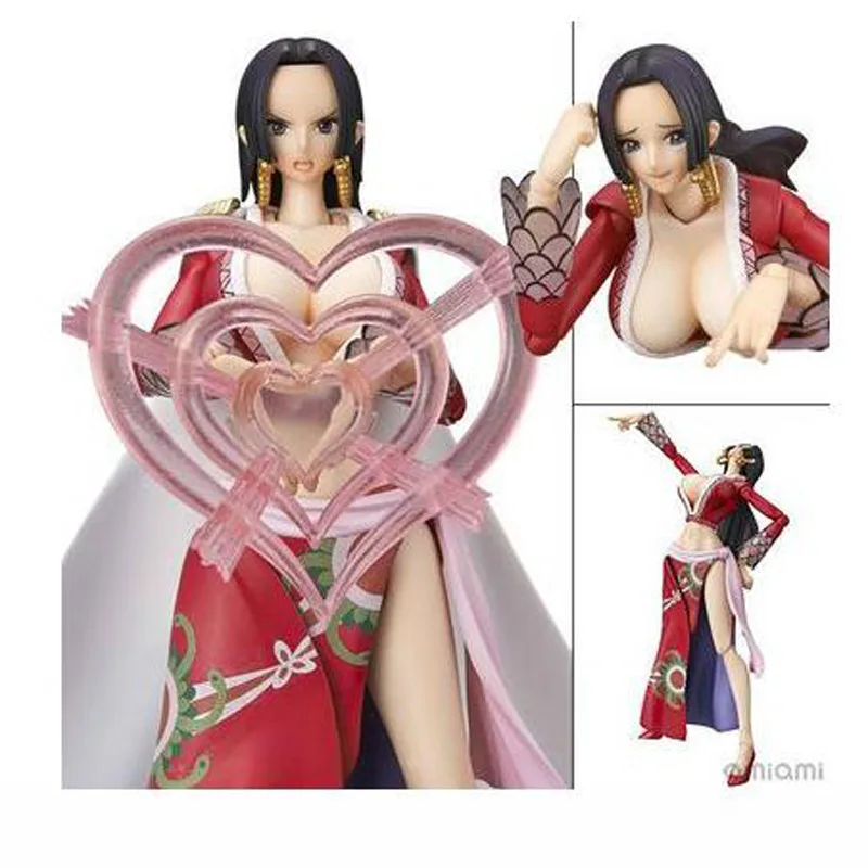 

Anime One Piece 18cm BJD BOA HANCOCK Joints Moveable PVC Action Figure Collection Model Toys