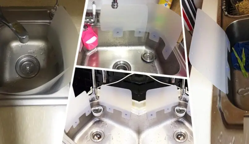 New Arrival strong sucker splash baffle drain font b rack b font drip shelf font b