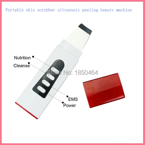 

Free shipping Facial cleaning peel facial beauty machine ems ultrasonic ion skin scrubber