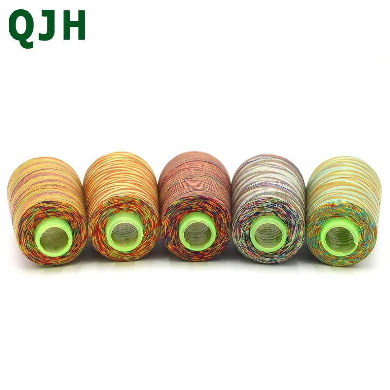 QJH-Brand-Polyester-Rainbow-Sewing-Thread-3000-yards-Spool-40S-2-High-Quality-Colorful-Sewing-Line (4)
