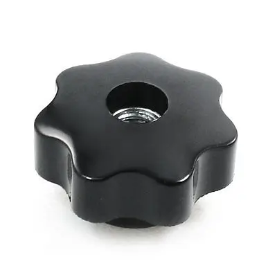 

0.39" Dia Female Thread Star Knob Replacement Black 25mm Height  ZMM